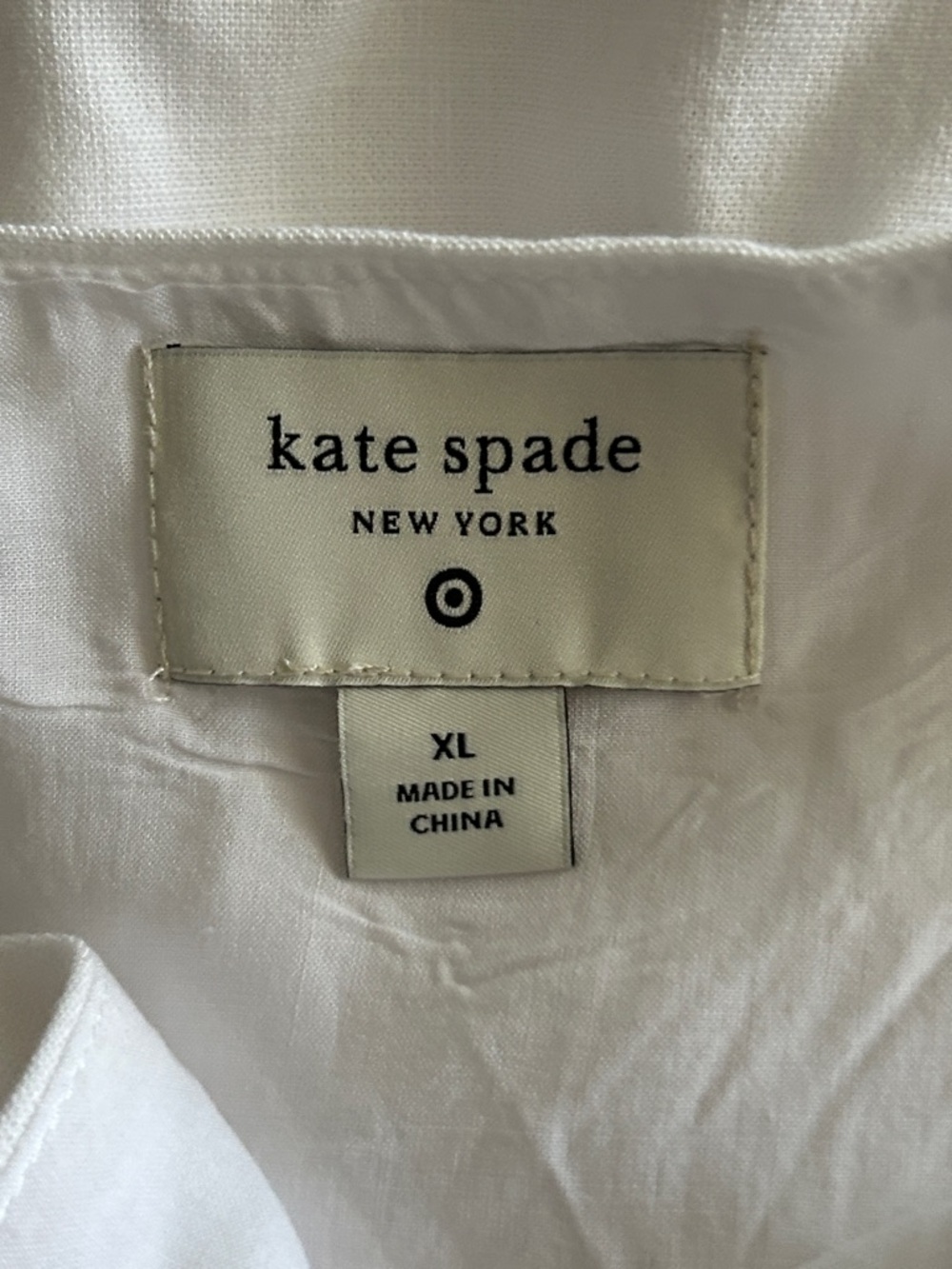 Kate Spade x Target White Scalloped Mini Shift Dress Size XL NWT - Picture 5 of 7